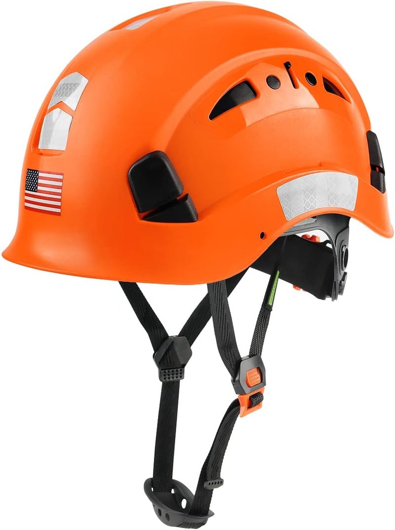 GREEN DEVIL Safety Helmet Hard Hat Adjustable Lightweight Vented ABS Work Helmet 6-Point Suspension ANSI Z89.1 Approved Ideal for Industrial & Construction - Image 1